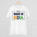 Generic Men's PC Cotton Made In India Printed T Shirt (Color: White, Thread Count: 180GSM)