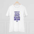 Generic Men's PC Cotton Bengali Designs Printed T Shirt (Color: White, Thread Count: 180GSM)