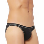 Generic Men's Bamboo Spandex Designer Underwear (Black)