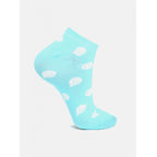 Generic 4 Pairs Women's Casual Cotton Blended Printed Ankle length Socks (Assorted)