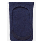 Generic 5 Pairs Unisex Casual Cotton Blended Solid No-show Socks (Navy)