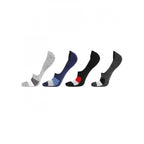 Generic 4 Pairs Unisex Casual Cotton Blended Printed No-show Socks (Assorted)
