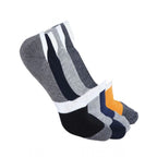 Generic 4 Pairs Unisex Casual Cotton Blended Printed No-show Socks (Assorted)