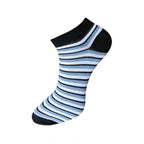 Generic 3_Pair Set Unisex Casual Cotton Striped Ankle Length Socks (Multicolor)