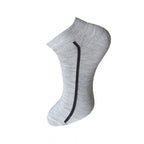 Generic 3_Pair Set Unisex Casual Cotton Solid Ankle Length Socks (Multicolor)