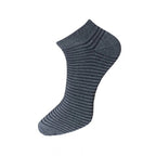 Generic 3_Pair Set Unisex Casual Cotton Striped Ankle Length Socks (Multicolor)