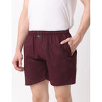 Generic Pack_of_2 Men's Polycotton Solid Boxer Shorts (Multicolor)