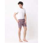 Generic Pack_of_2 Men's Polycotton Checked Boxer Shorts (Multicolor)