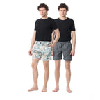 Generic Pack_of_2 Men's Polycotton Printed Boxer Shorts (Multicolor)