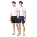 Generic Pack_of_2 Men's Polycotton Solid Boxer Shorts (Multicolor)