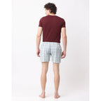 Generic Pack_of_2 Men's Polycotton Checked Boxer Shorts (Multicolor)