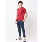 Generic Pack of 2 Men's Casual Cotton Blend Solid Short Sleeve Tshirts (Multicolor)