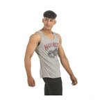 Generic Pack of 2 Men's Casual Cotton Printed Sleeveless Sleeve Tshirts (Multicolor)