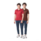 Generic Pack of 2 Men's Casual Cotton Blend Solid Short Sleeve Tshirts (Multicolor)