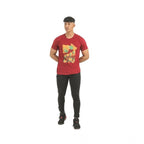 Generic Pack of 2 Men's Casual Cotton Printed Short Sleeve Tshirts (Multicolor)