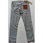 Generic Men's Cotton Blended Solid Tapered Jeans (Grey)