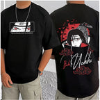 Generic Men's Casual Cotton Blend Printed Round Neck Half Sleeve T-Shirt (Black)