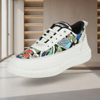 Generic Men's Casual Synthetic Lace-ups Casual Shoes (White)