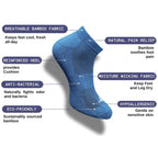 Generic 3_Pair Set Unisex Casual Cotton Printed Low Cut Socks (Multicolor)