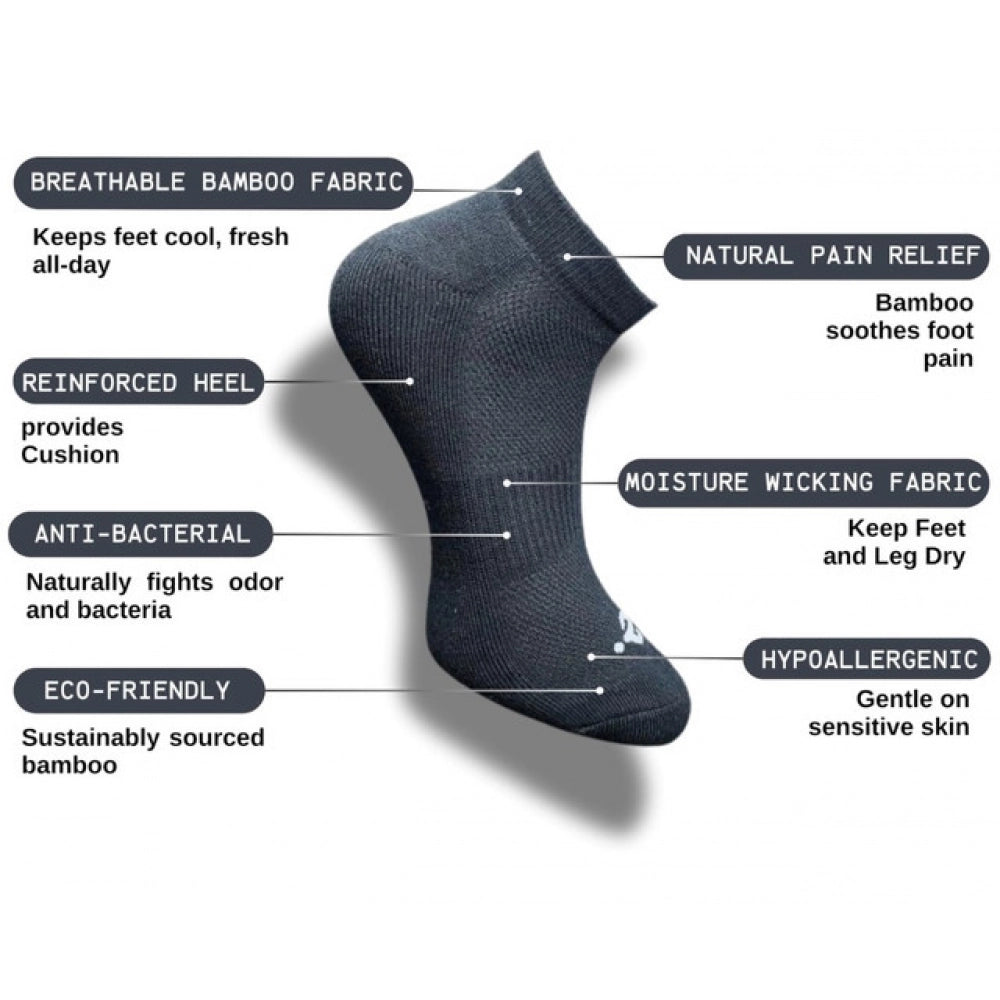 Generic 3_Pair Set Unisex Casual Cotton Printed Low Cut Socks (Multicolor)