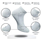 Generic 3_Pair Set Unisex Casual Cotton Printed Low Cut Socks (Multicolor)