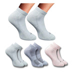 Generic 3_Pair Set Unisex Casual Cotton Printed Low Cut Socks (Multicolor)