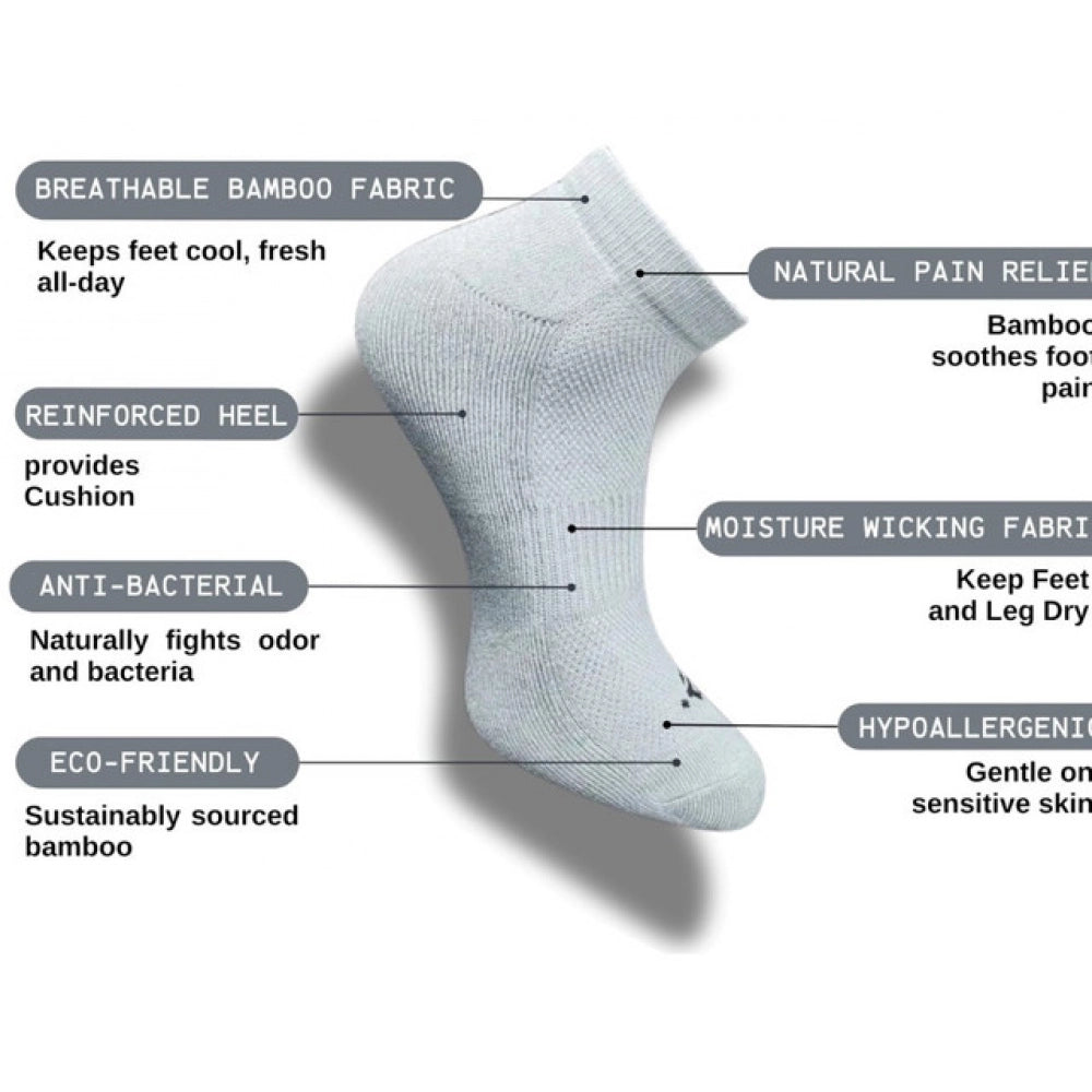 Generic 3_Pair Set Unisex Casual Cotton Printed Low Cut Socks (Multicolor)