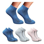 Generic 3_Pair Set Unisex Casual Cotton Printed Low Cut Socks (Multicolor)