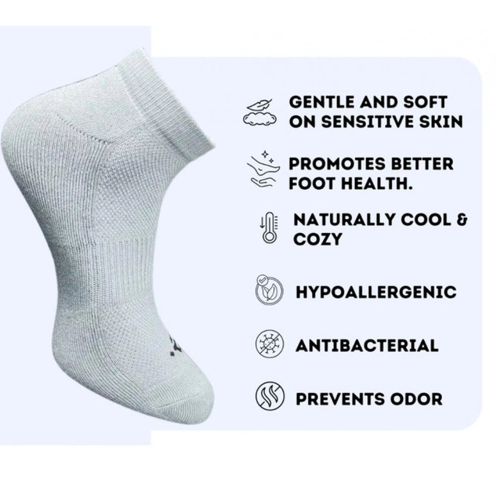 Generic 3_Pair Set Unisex Casual Cotton Printed Low Cut Socks (Multicolor)