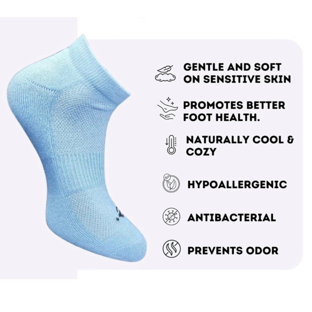 Generic 3_Pair Set Unisex Casual Cotton Printed Low Cut Socks (Multicolor)