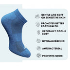 Generic 3_Pair Set Unisex Casual Cotton Printed Low Cut Socks (Multicolor)