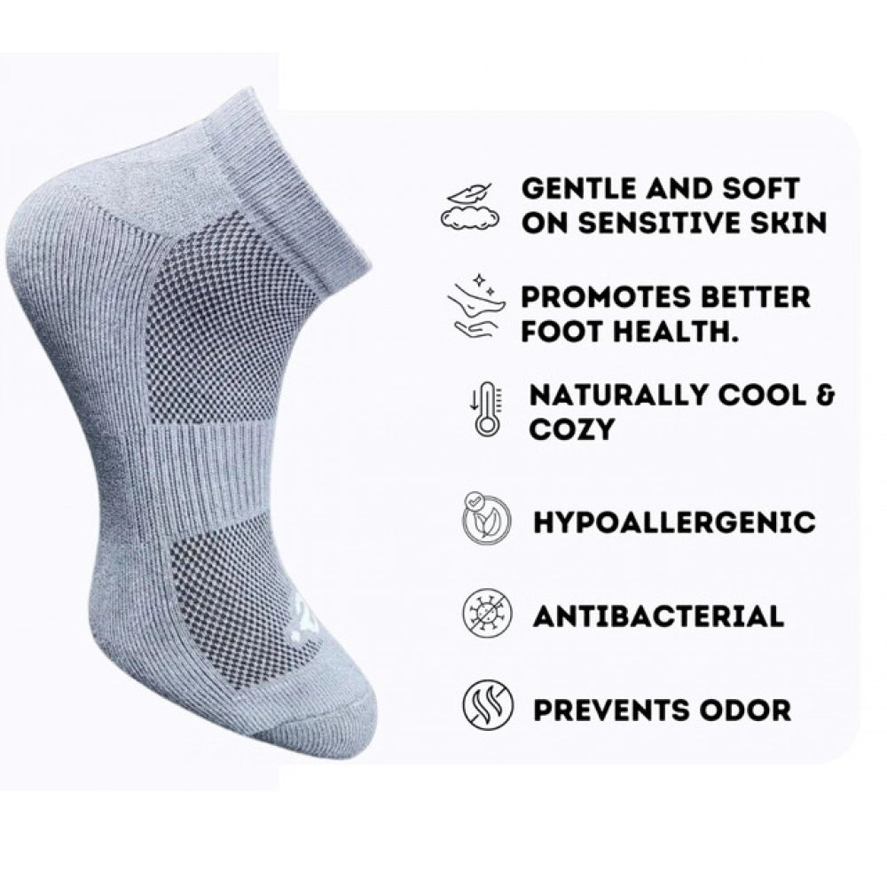 Generic 3_Pair Set Unisex Casual Cotton Printed Low Cut Socks (Multicolor)