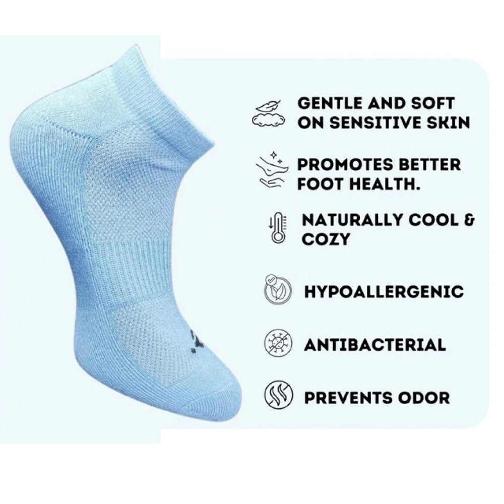 Generic 3_Pair Set Unisex Casual Cotton Printed Low Cut Socks (Multicolor)