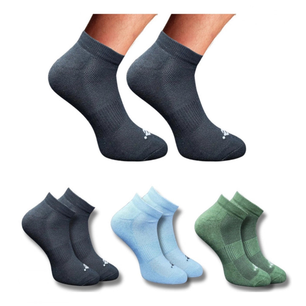 Generic 3_Pair Set Unisex Casual Cotton Printed Low Cut Socks (Multicolor)