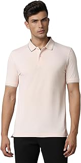 Men's Cotton Regular Fit Solid Added Stretch for Comfort T-Shirt